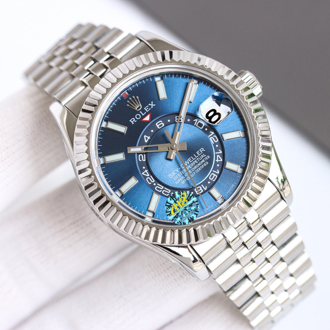 Rolex Sky-Dweller Blue Dial Jubilee