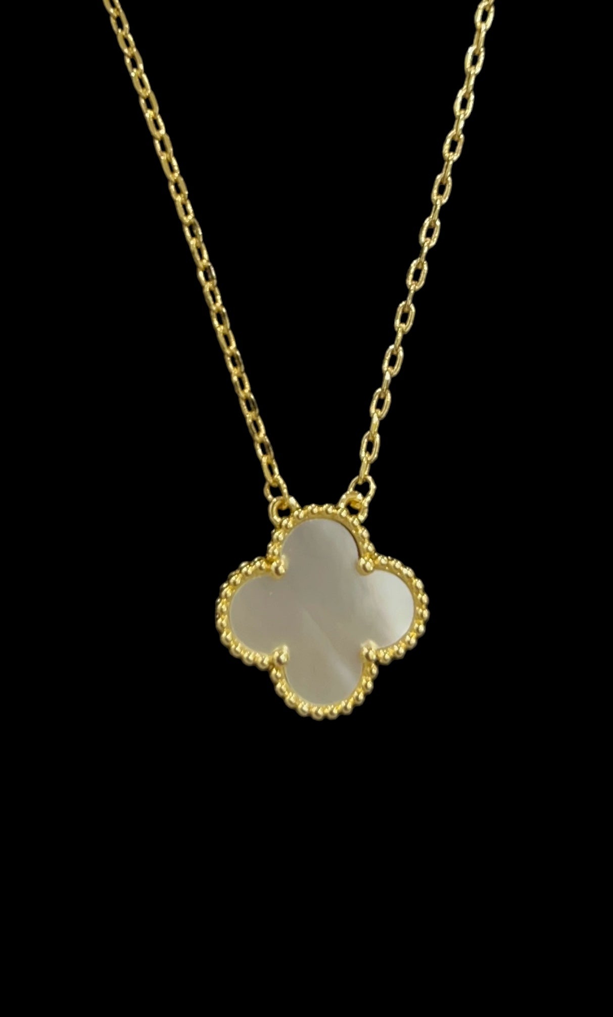 Collar Van Cleef 1 Motif Mother Of Pearl Yellow Gold