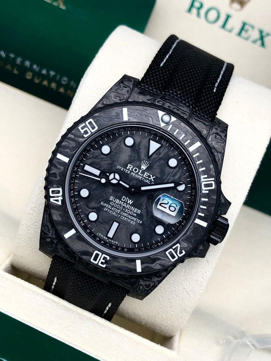 Rolex Submariner Diw Carbon Date Black