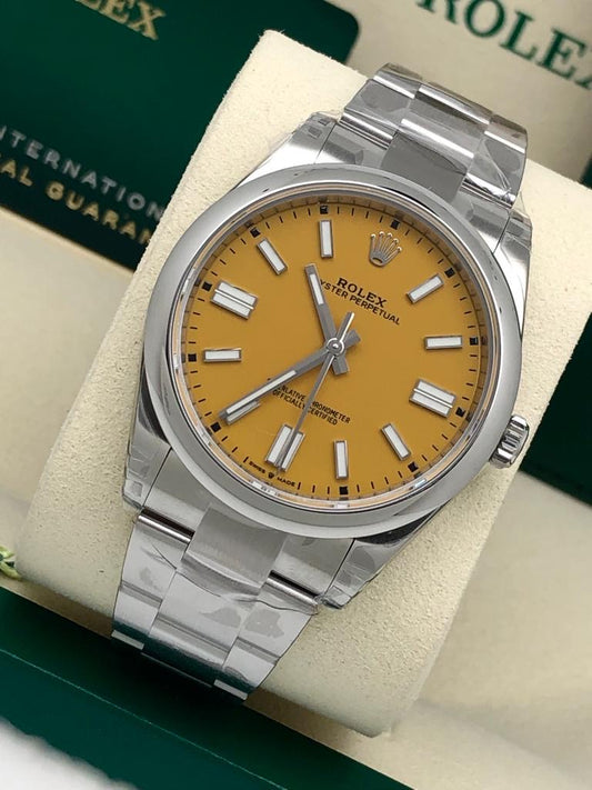 Rolex Oyster Yellow Dial