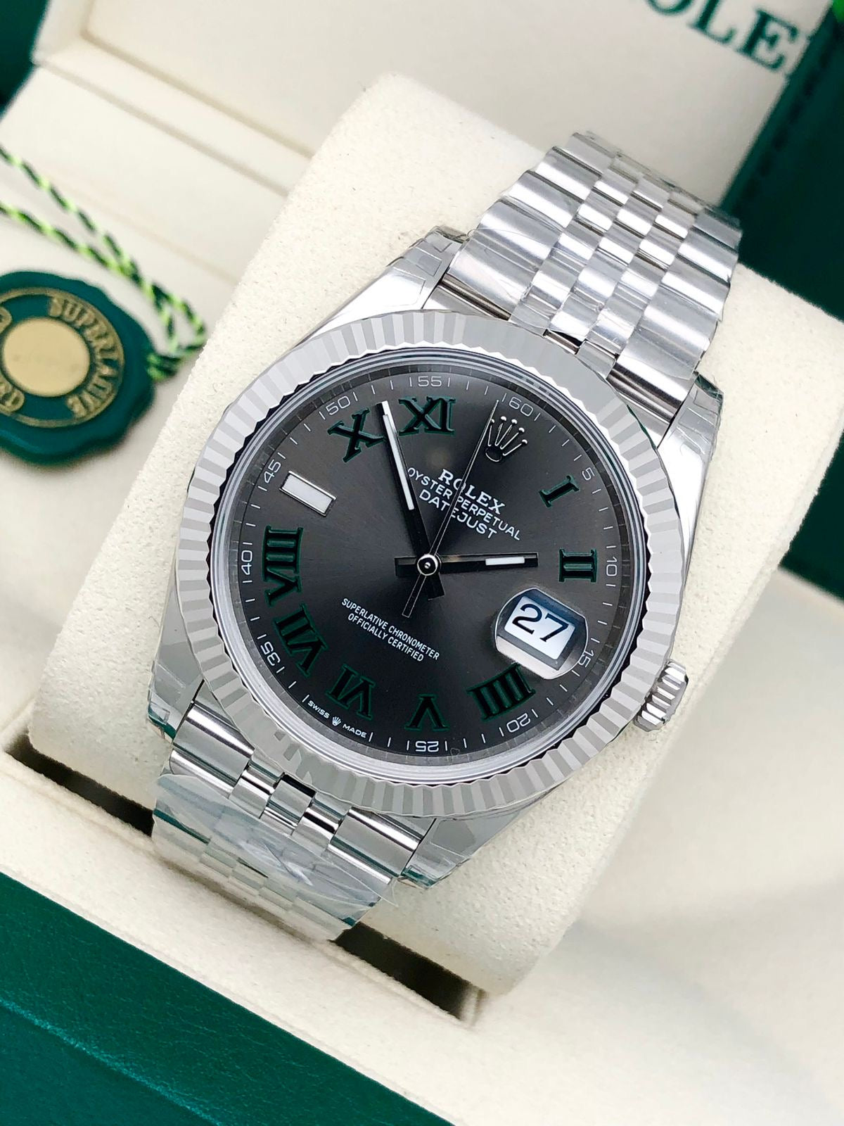 Rolex Datejust 41 Wimbledon Dial