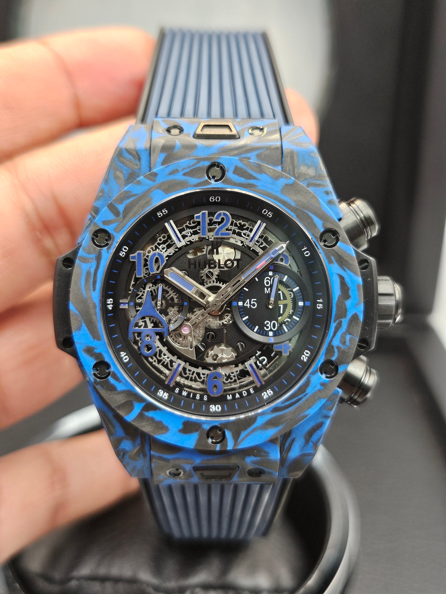 Hublot Big Bang Red and blue Carbon Alex Ovechkin