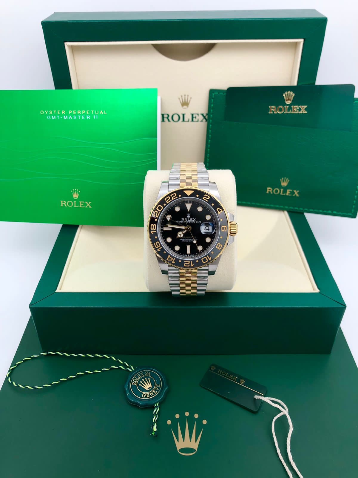 Rolex GMT Master II Gold & Oystersteel