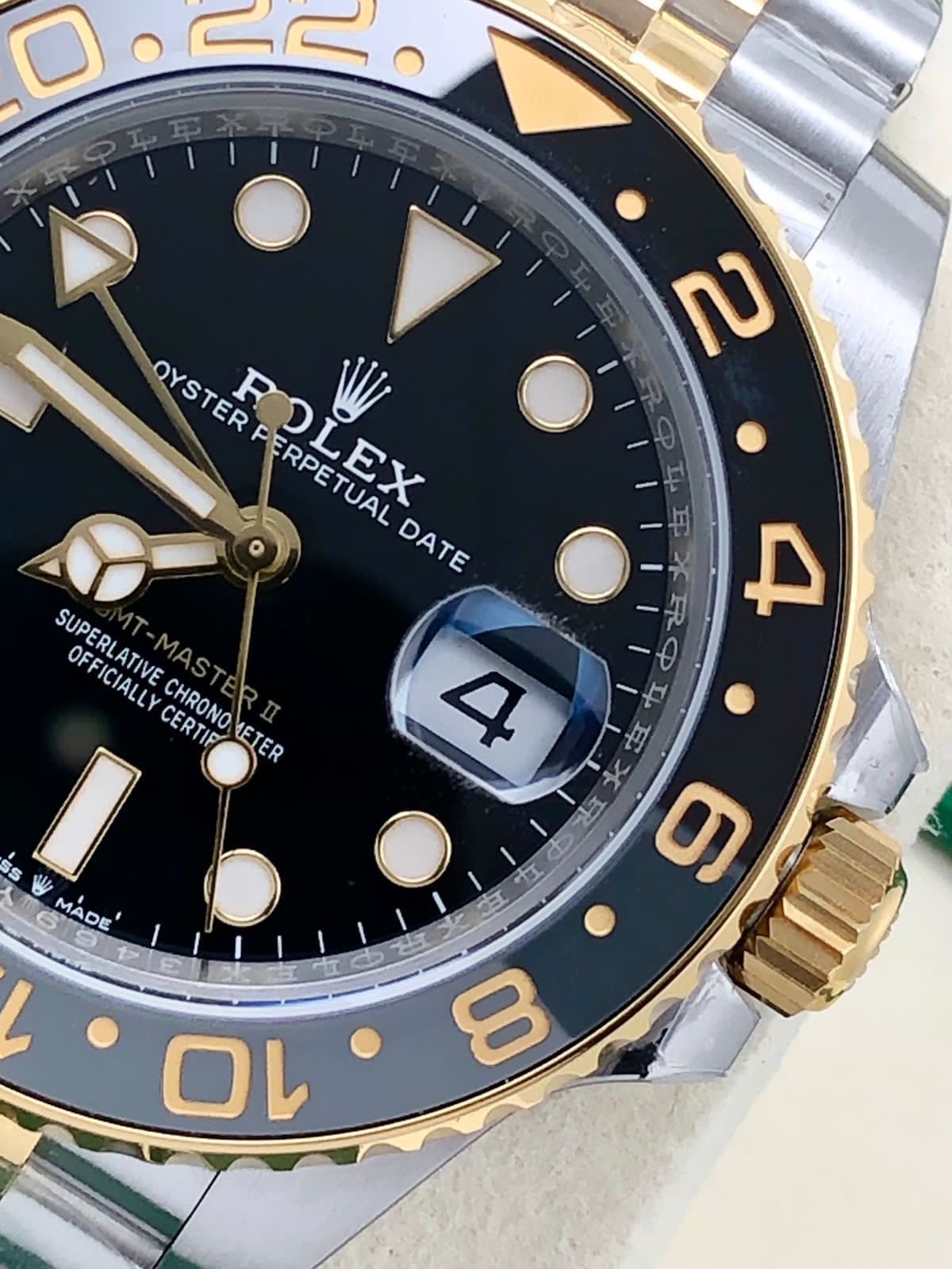 Rolex GMT Master II Gold & Oystersteel