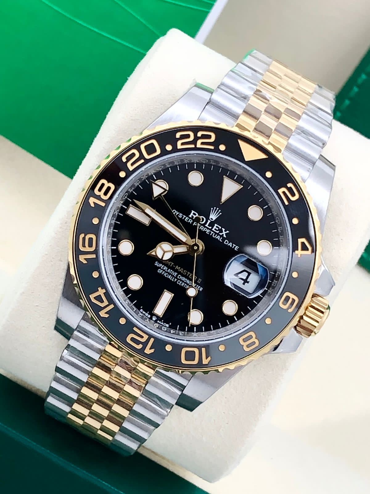 Rolex GMT Master II Gold & Oystersteel