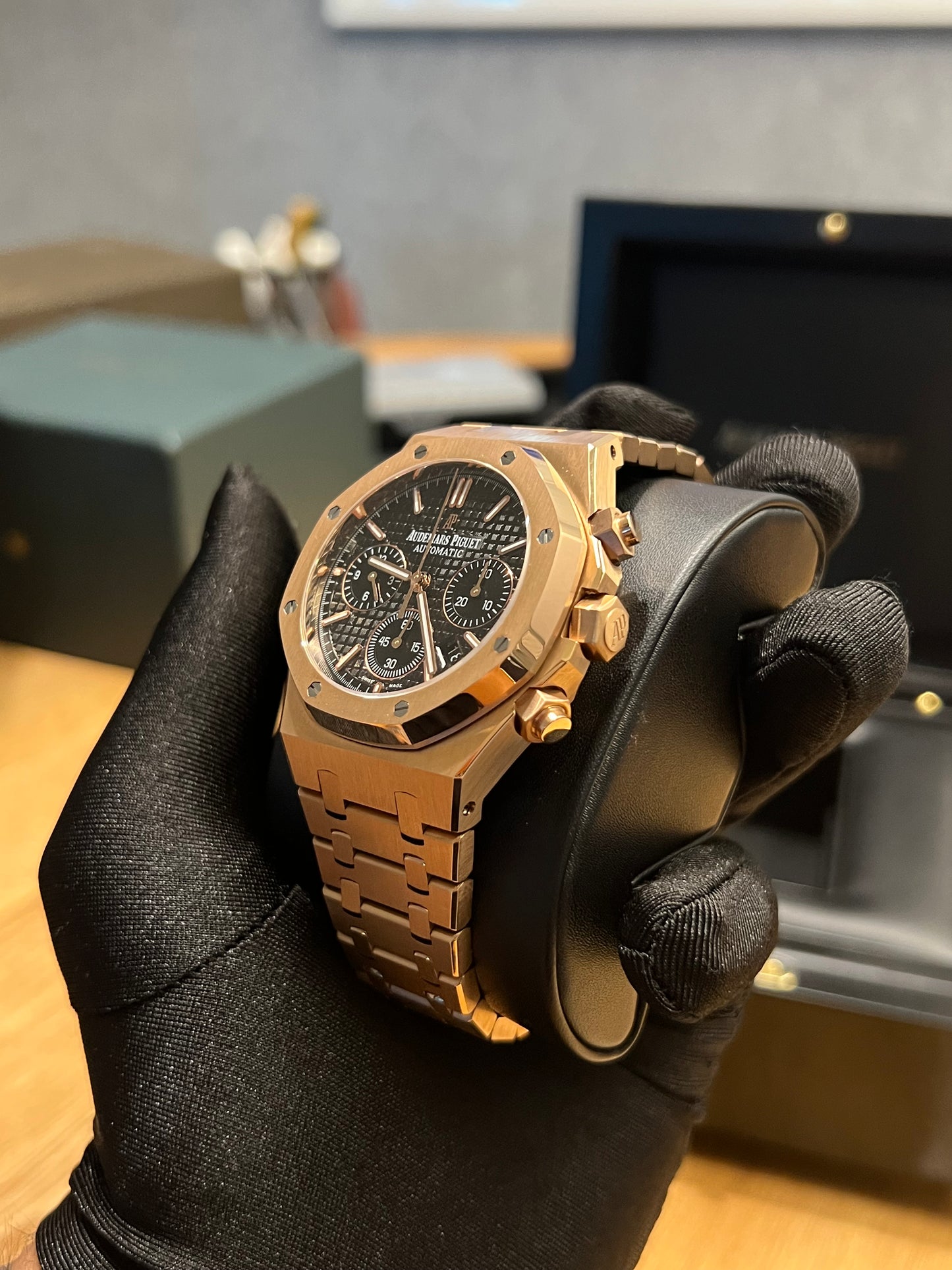 AP Royal Oak Rose Gold Chronograph