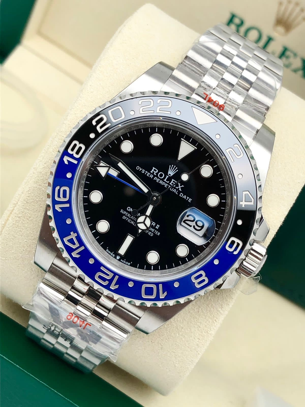 Rolex GMT Master II Batgirl Jubilee