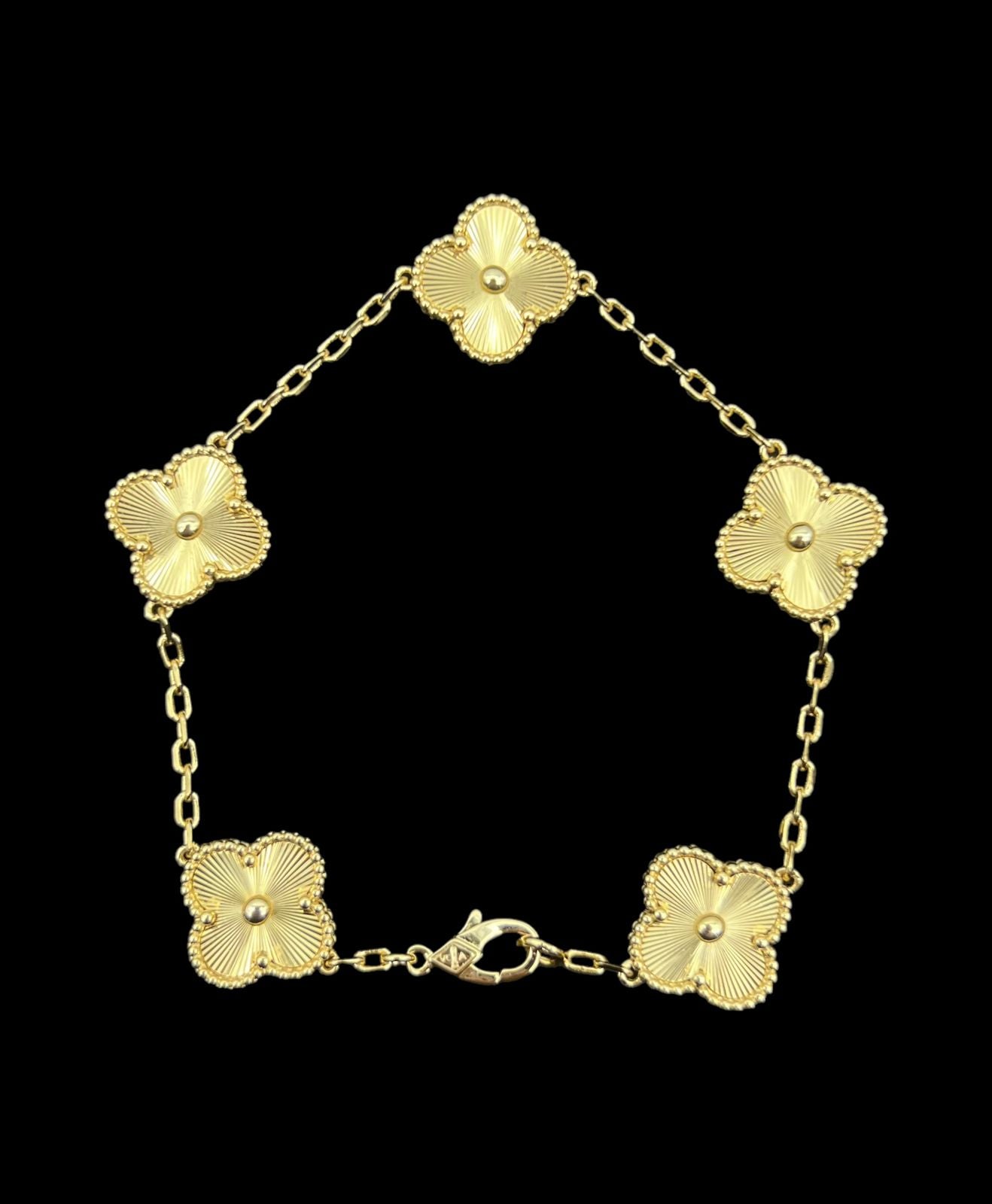 Pulsera Van Cleef 5 Yellow Gold